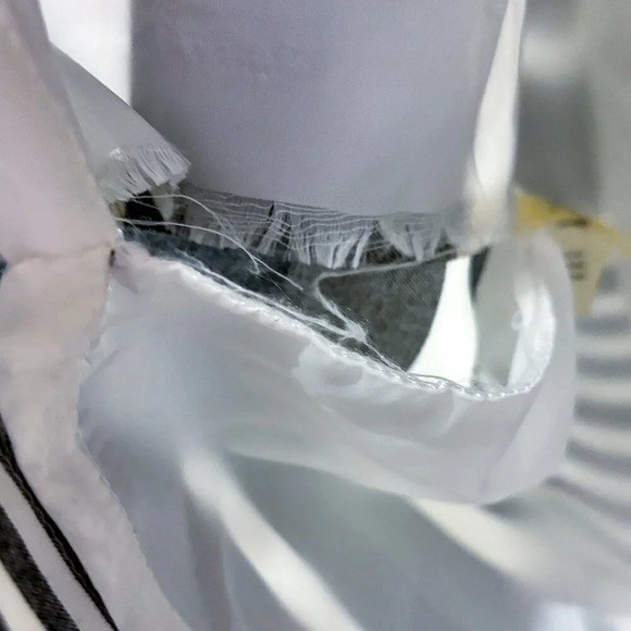 CALVIN KLEIN Grey and white striped dress - Picture 6 of 7